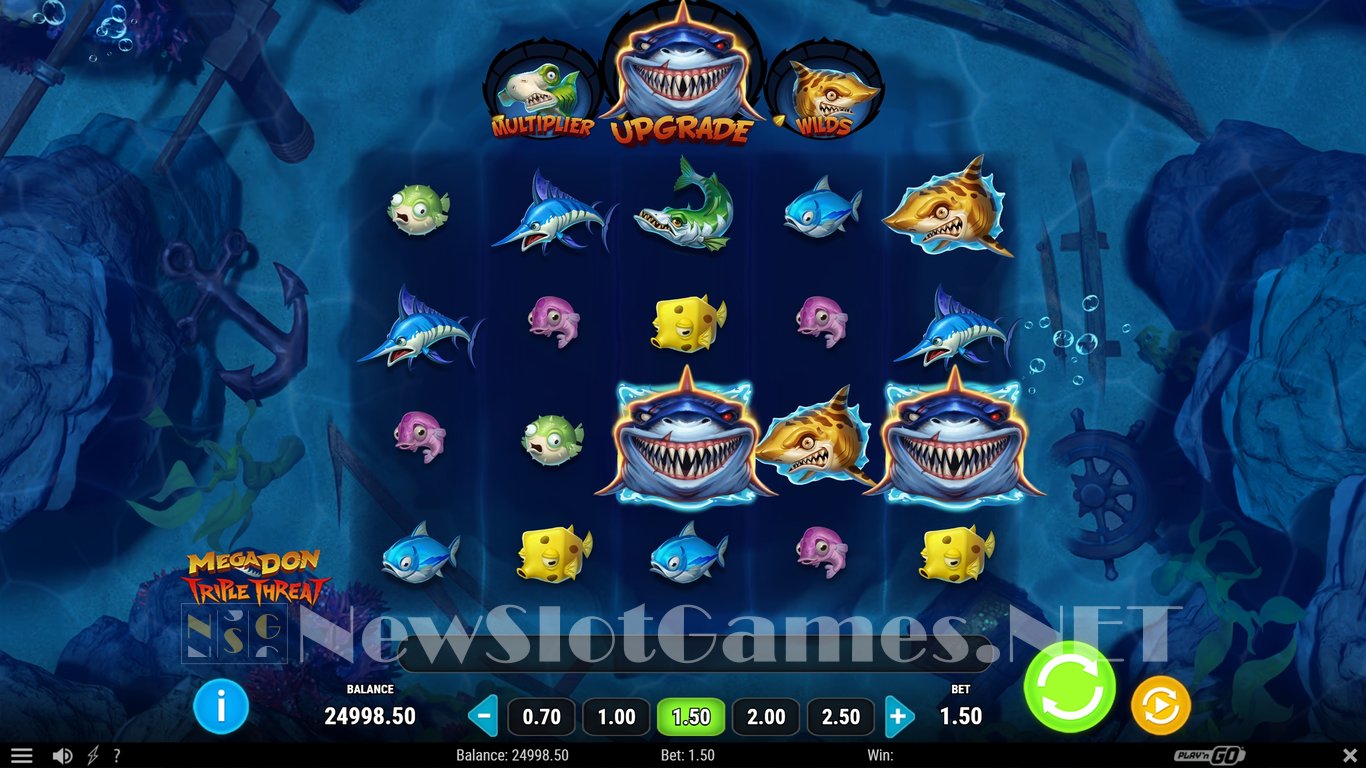 Megadon Triple Threat Slot Demo Image