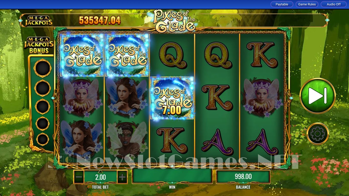 MegaJackpots Pixies of the Glade Slot Demo Image