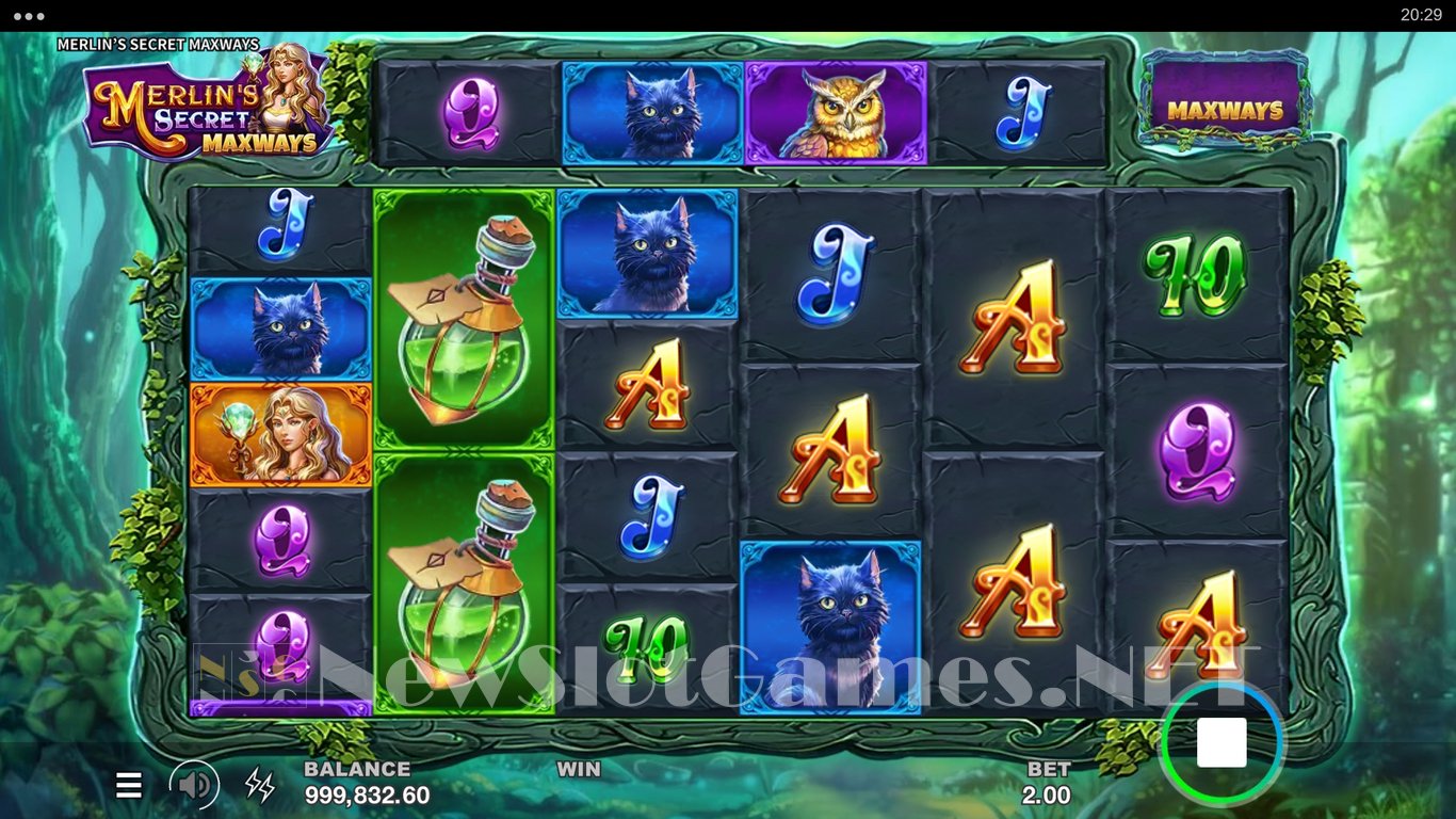Merlins Secret Maxways Slot Demo Image