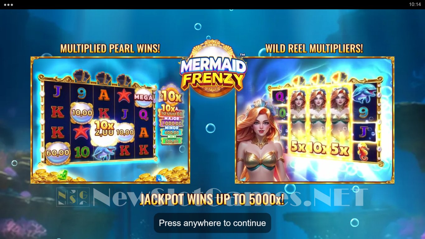 Mermaid Frenzy Slot Demo Image