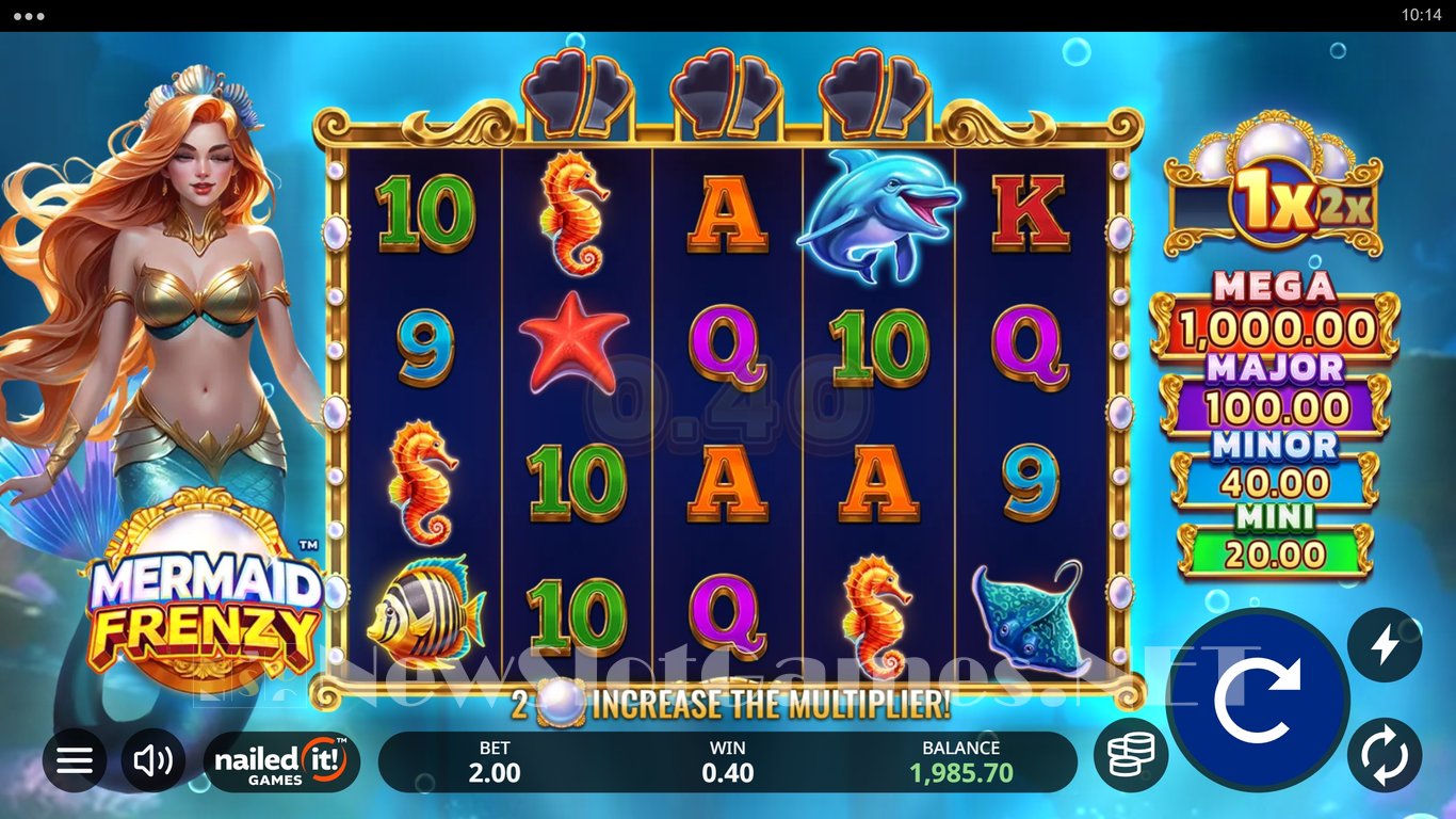 Mermaid Frenzy Slot Slot Image in Demo - pic. 2