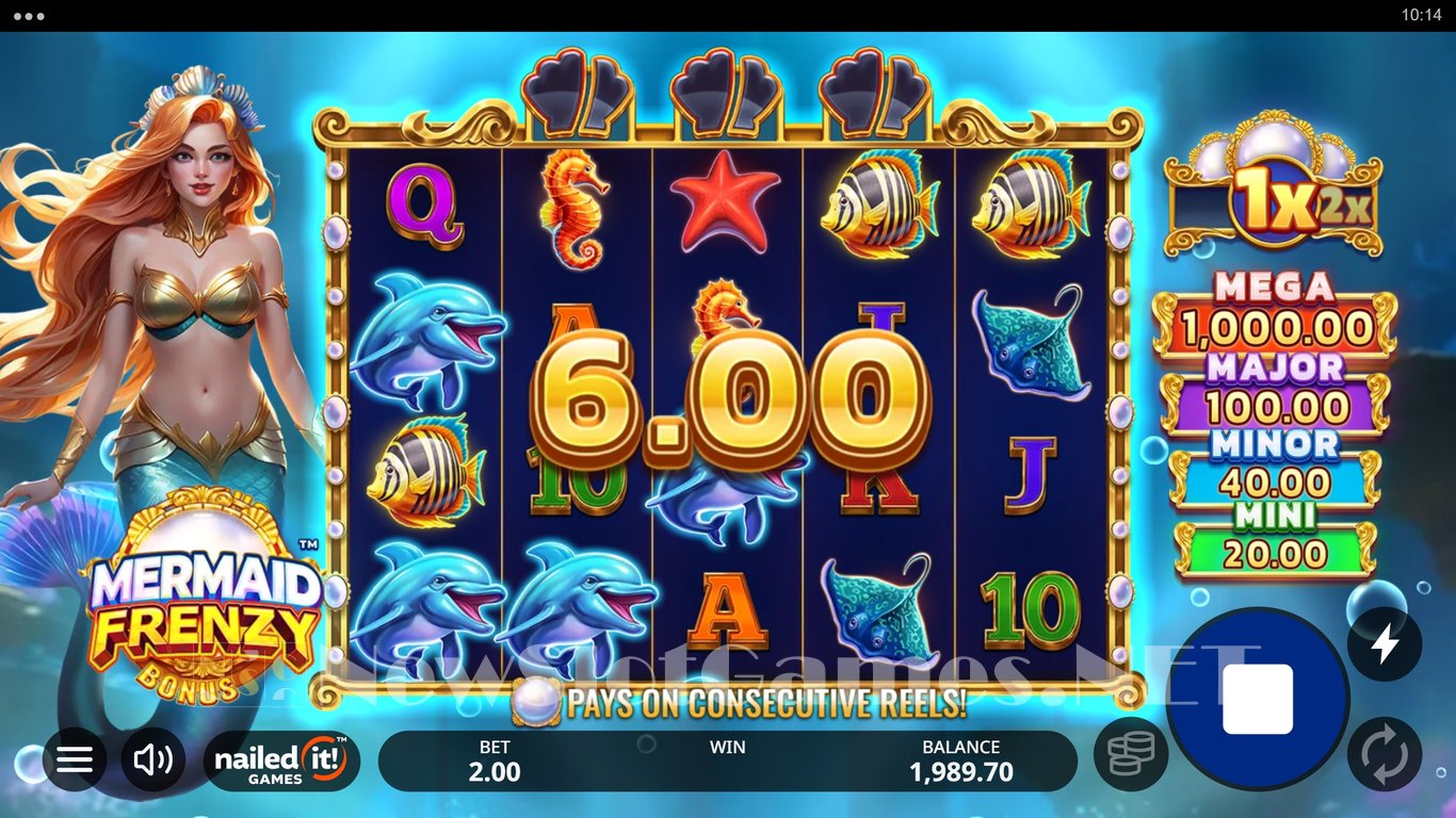 Mermaid Frenzy Slot Slot Image in Demo - pic. 3