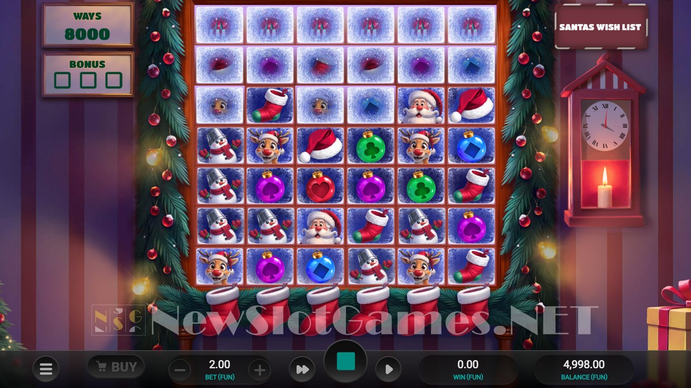 Merry Multipliers Dream Drop Slot Demo Image