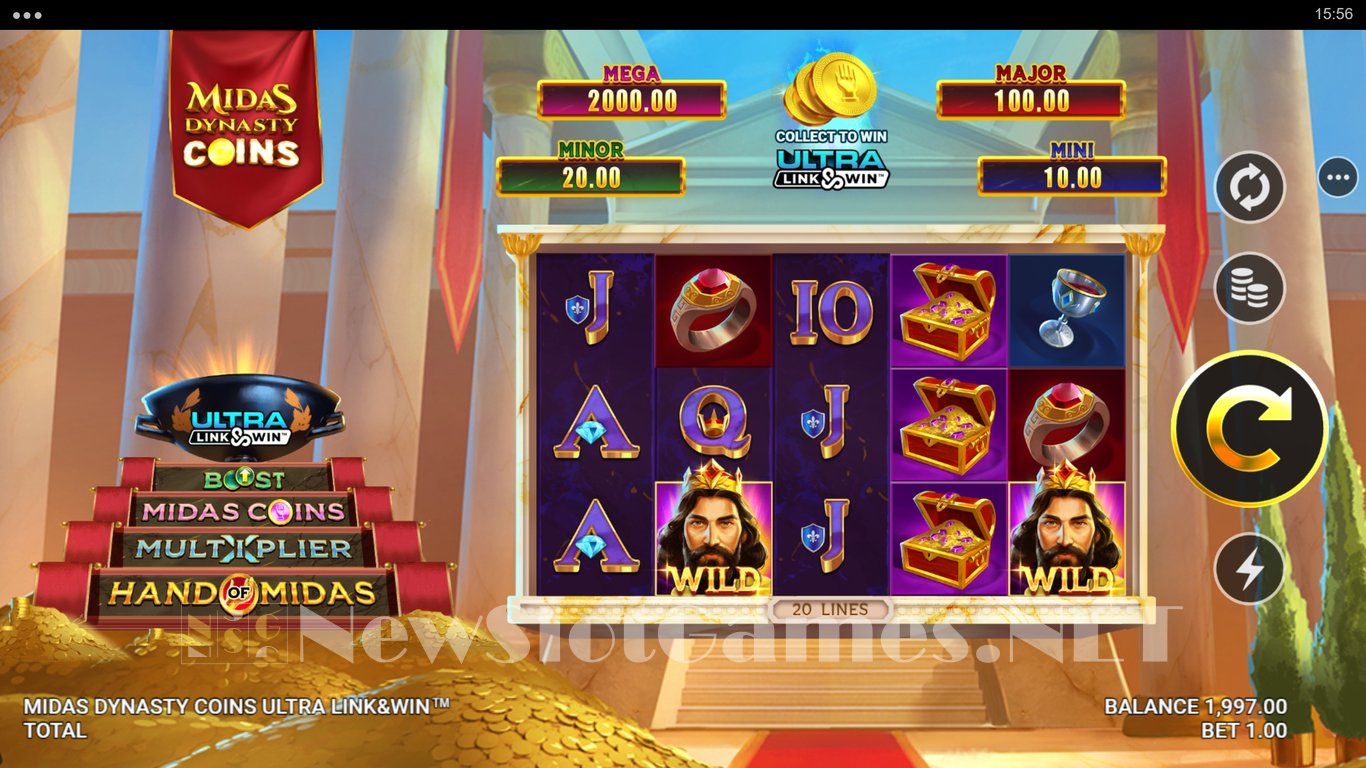 Midas Dynasty Coins Ultra Link&Win Slot Slot Image in Demo - pic. 3