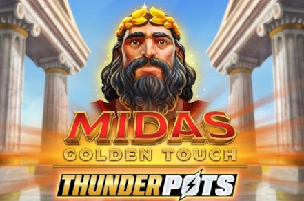 Midas Golden Touch Thunder Pots Slot Logo
