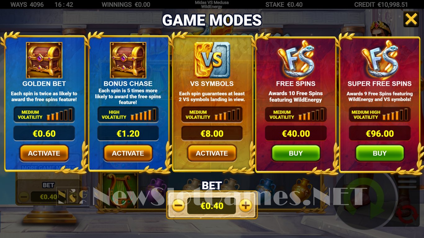 Midas VS Medusa WildEnergy Slot Slot Image in Demo - pic. 7