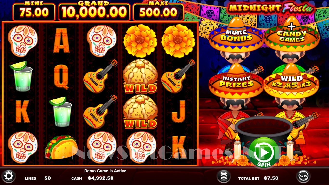 Midnight Fiesta Slot Demo Image