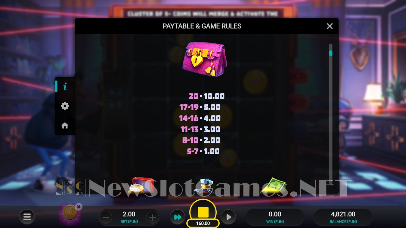 Midnight Marauder ClusterBreaker Slot Slot Image in Demo - pic. 8