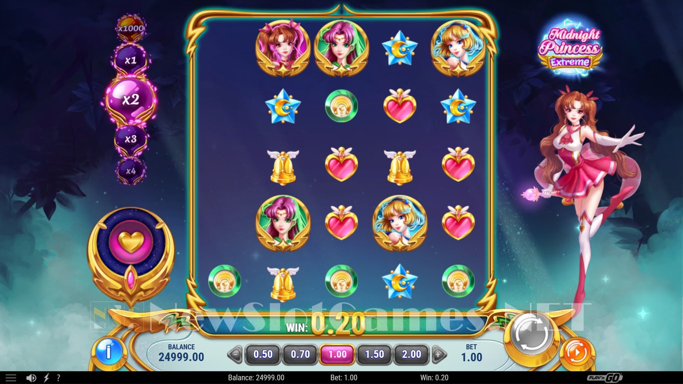 Midnight Princess Extreme Slot Demo Image