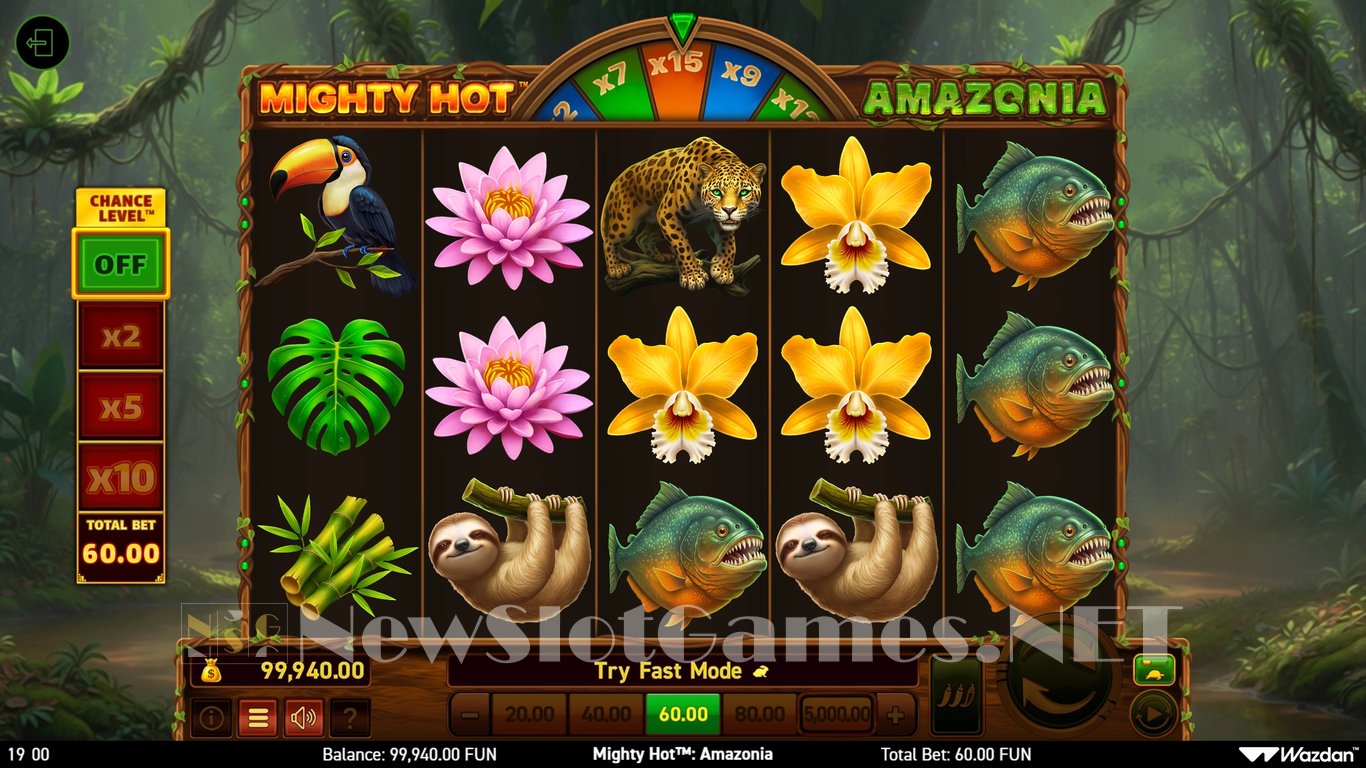 Mighty Hot Amazonia Slot Demo Image