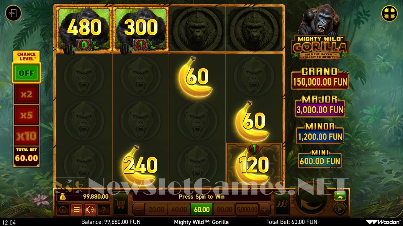 Mighty Wild Gorilla Slot Slot Image in Demo - pic. 2