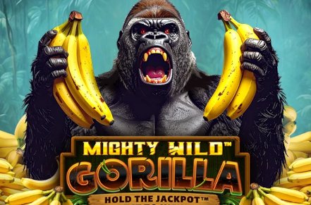 Mighty Wild Gorilla Slot Logo