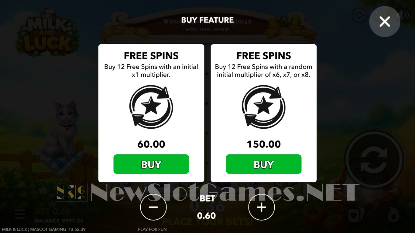 Milk and Luck Slot Slot Image in Demo - pic. 4