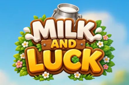 Milk and Luck Slot Logo