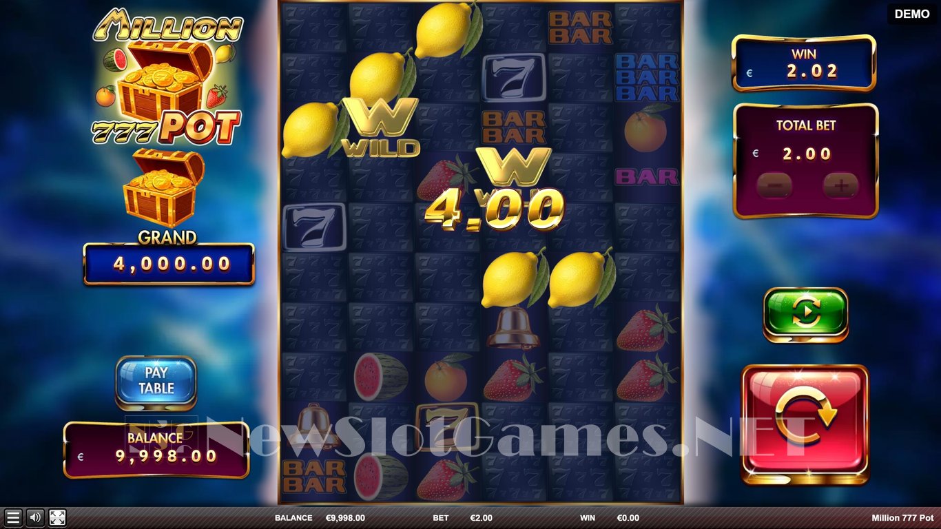 Million 777 Pot Slot Demo Image