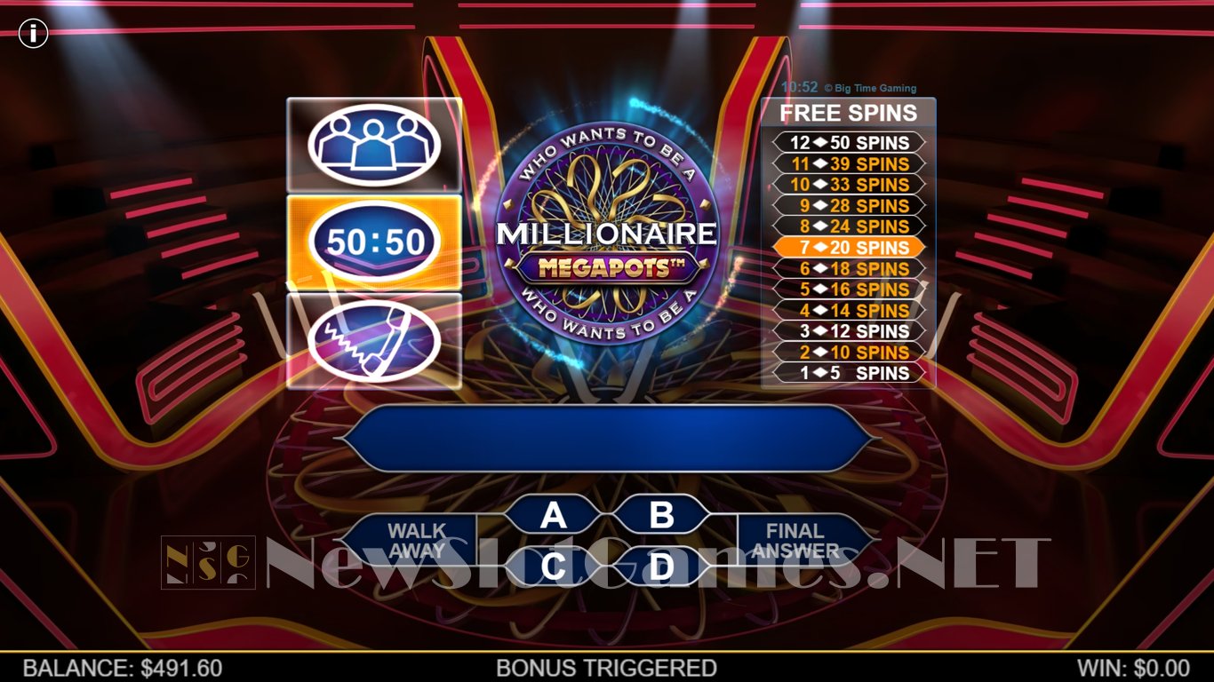 Millionaire Megapots Slot Slot Image in Demo - pic. 5