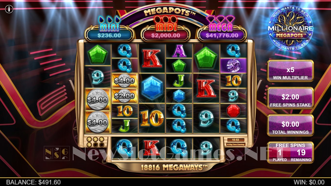 Millionaire Megapots Slot Slot Image in Demo - pic. 6