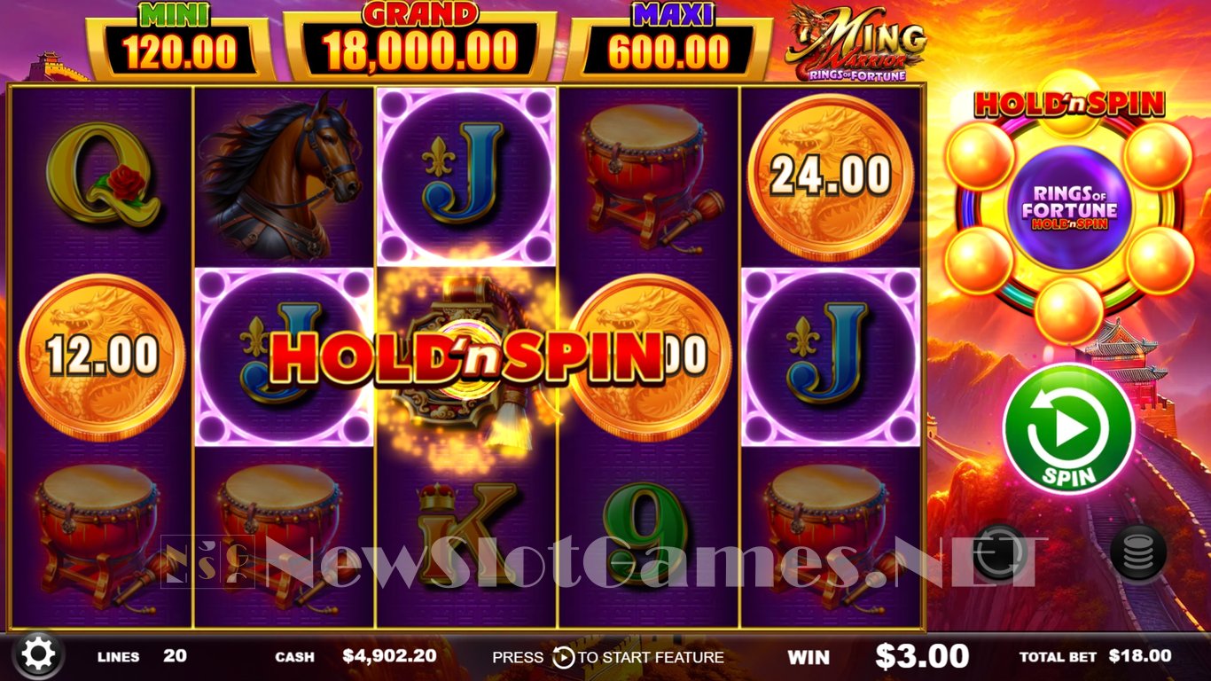 Ming Warrior Rings of Fortune Slot Slot Image in Demo - pic. 5