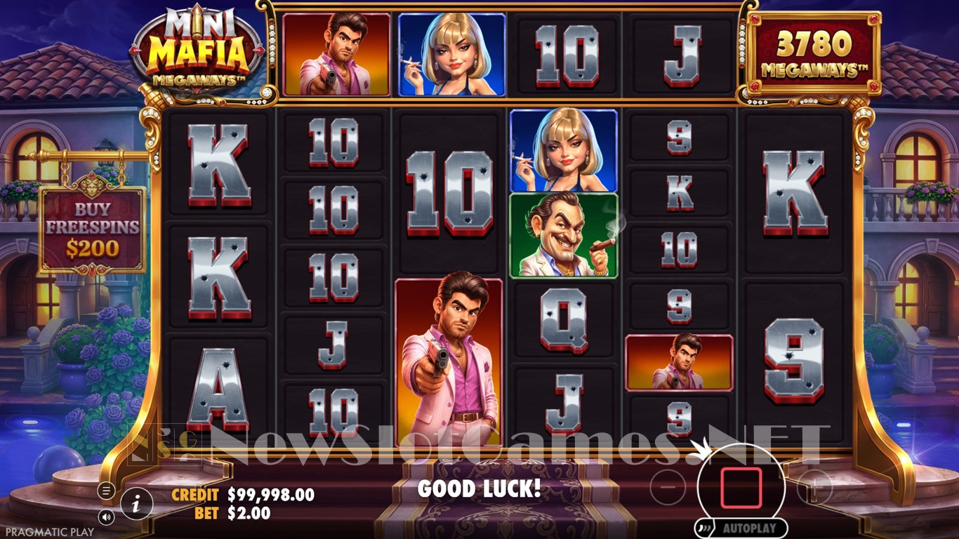 Mini Mafia Megaways Slot Demo Image