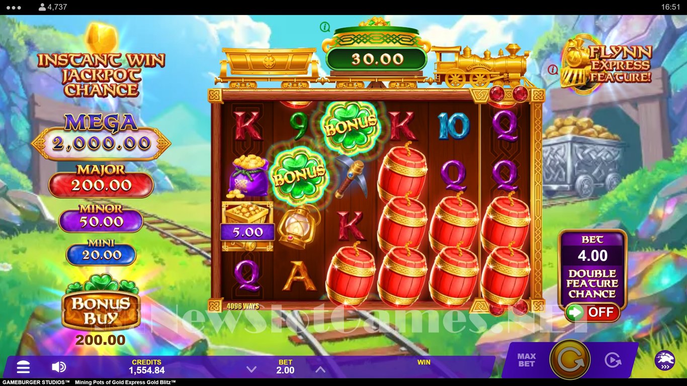 Mining Pots of Gold Express Gold Blitz Slot Slot Image in Demo - pic. 4