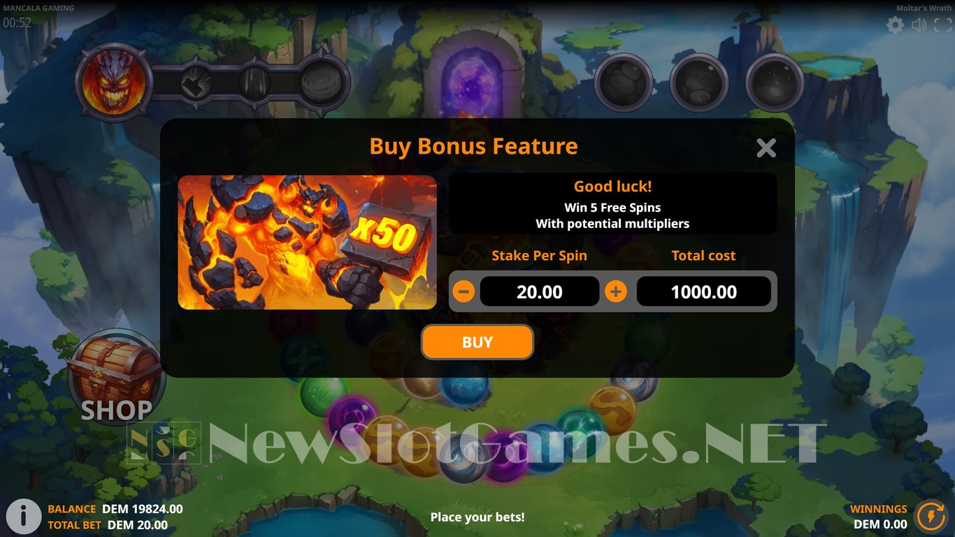Moltars Wrath Game Slot Image in Demo - pic. 4