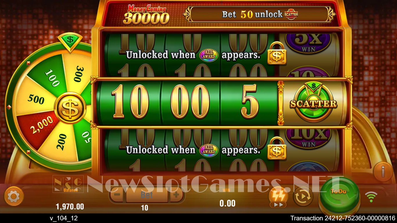 Money Coming 30000 Slot Demo Image