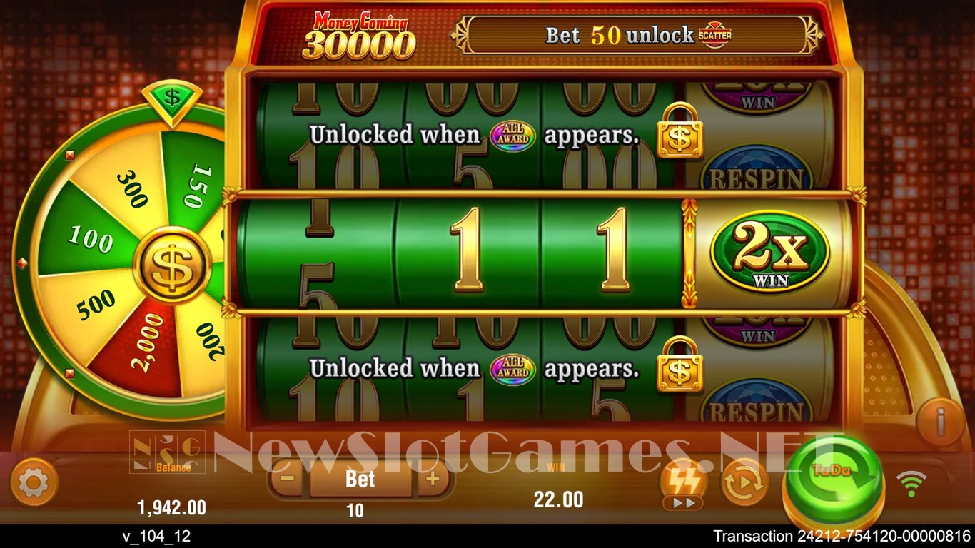 Money Coming 30000 Slot Slot Image in Demo - pic. 4