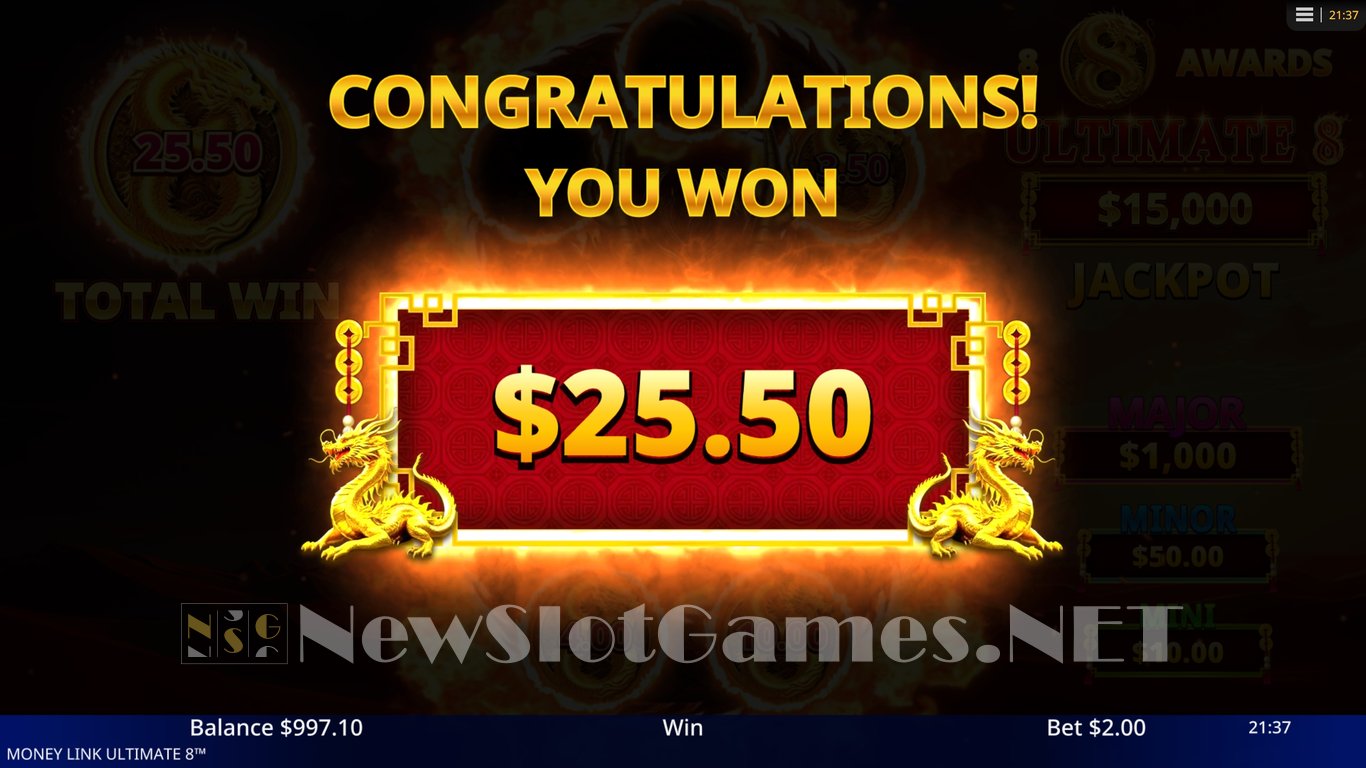Money Link Ultimate 8 Slot Slot Image in Demo - pic. 5