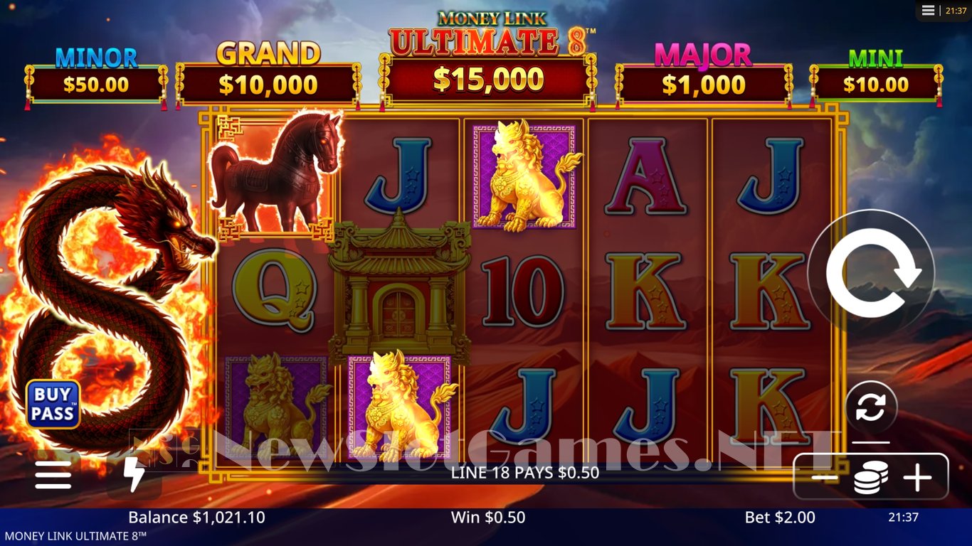 Money Link Ultimate 8 Slot Slot Image in Demo - pic. 7