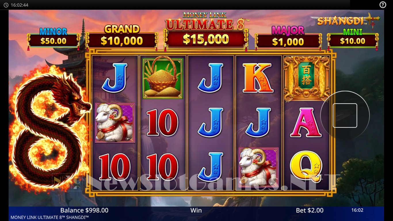 Money Link Ultimate 8 Shangdi Slot Demo Image