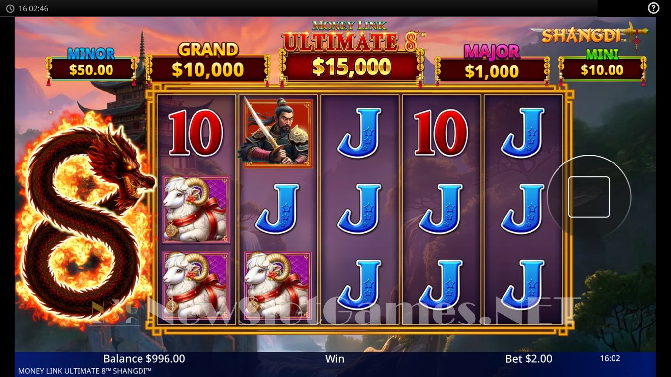 Money Link Ultimate 8 Shangdi Slot Slot Image in Demo - pic. 2