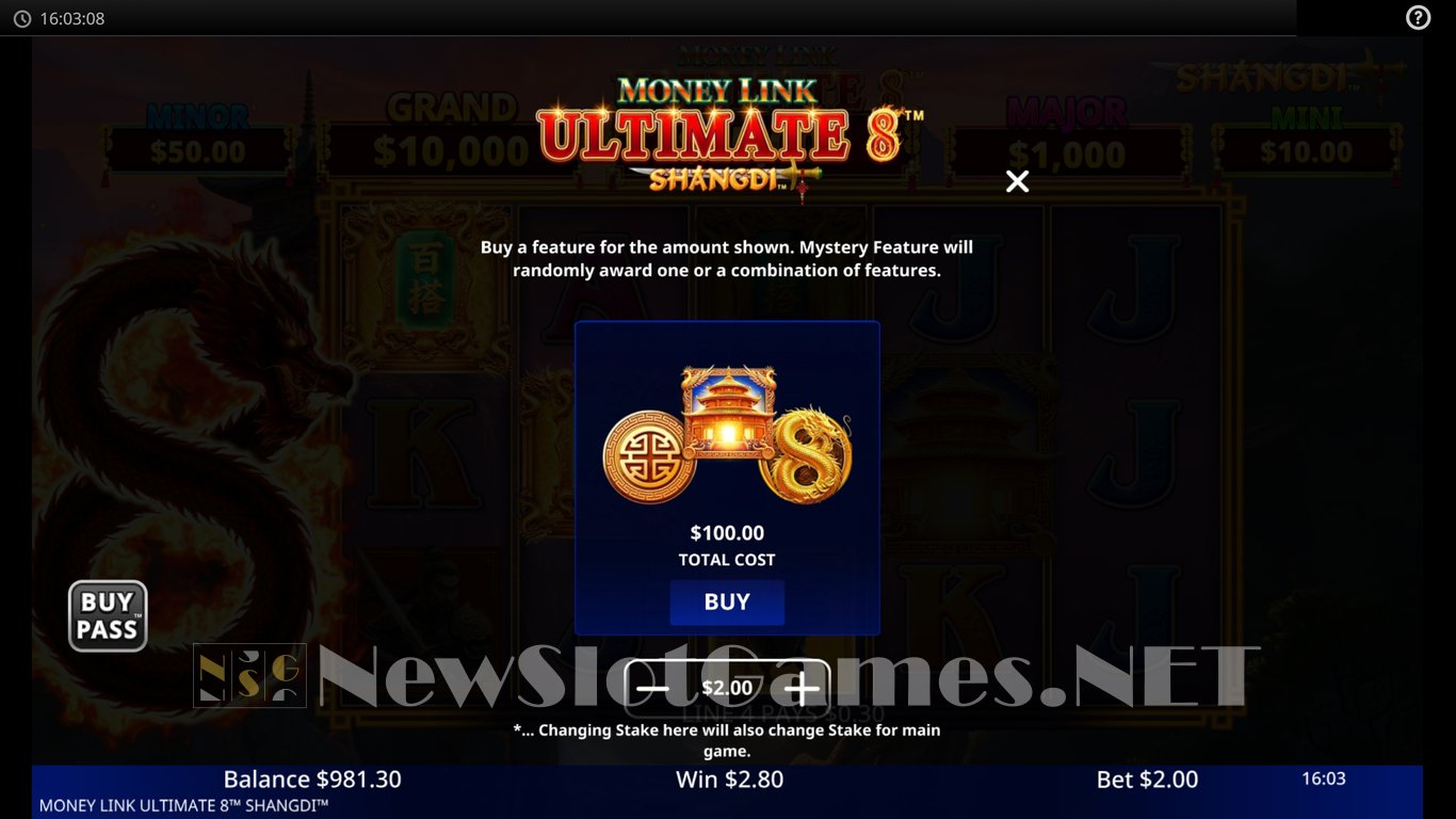 Money Link Ultimate 8 Shangdi Slot Slot Image in Demo - pic. 5