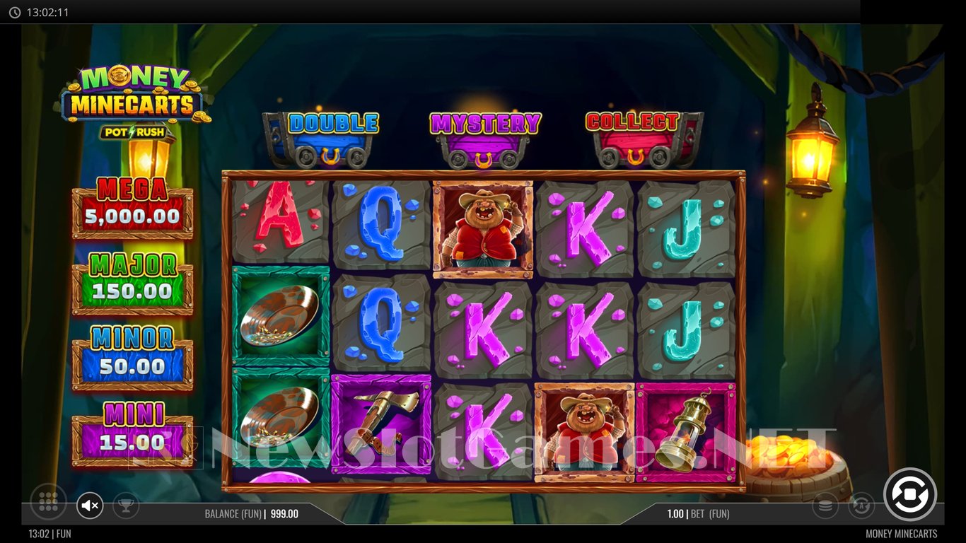 Money Minecarts Slot Demo Image