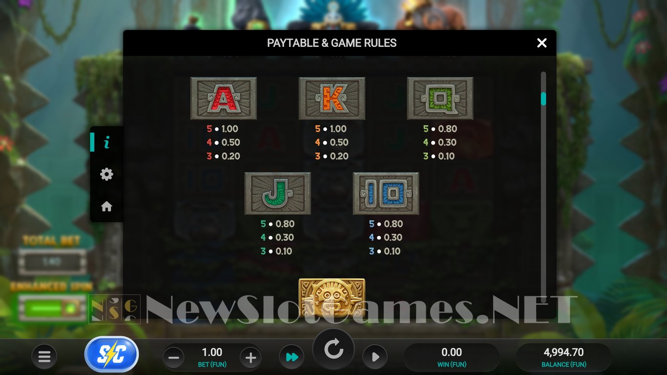 Monkey Gods of the Inca Slot Slot Image in Demo - pic. 6