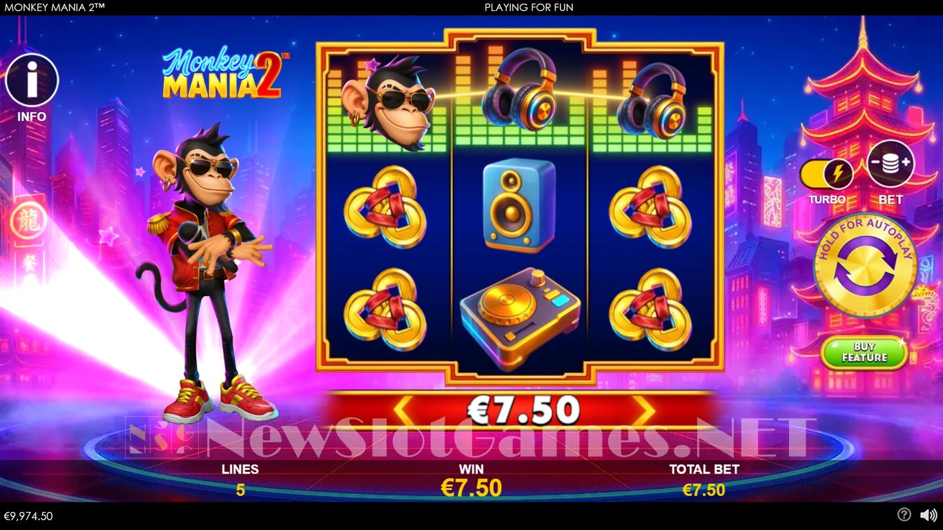 Monkey Mania 2 Slot Demo Image