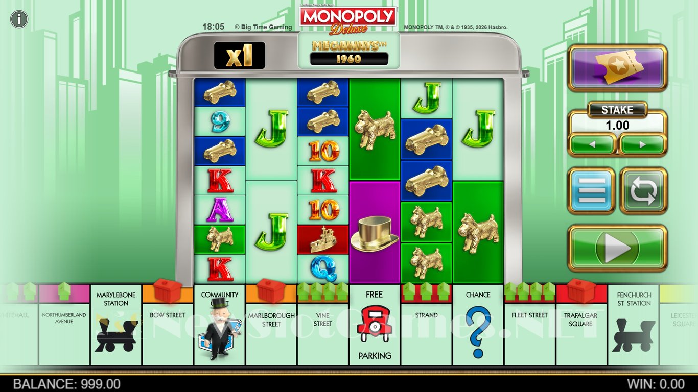 Monopoly Deluxe Slot Demo Image