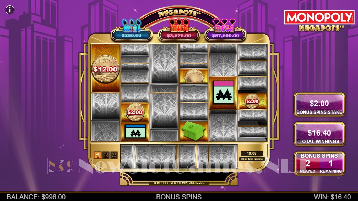 Monopoly Megapots Slot Slot Image in Demo - pic. 3