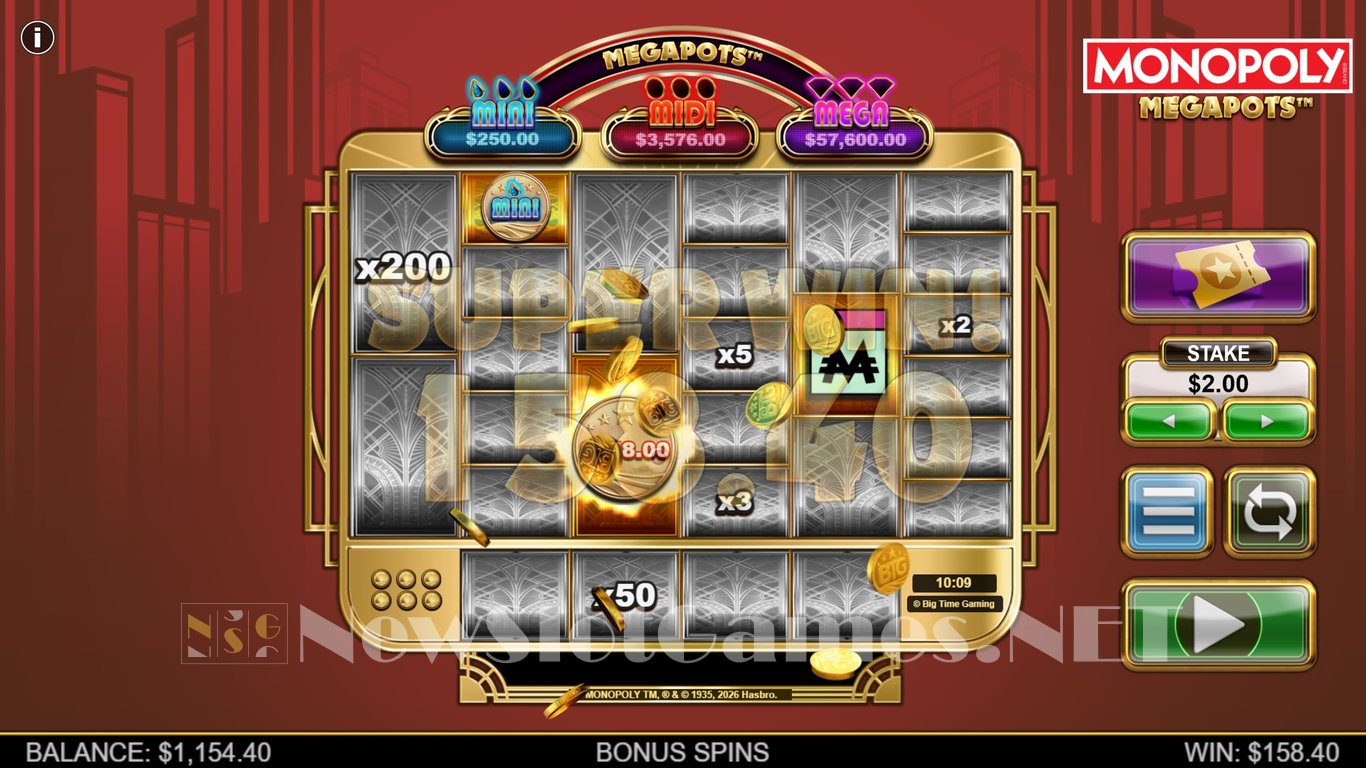 Monopoly Megapots Slot Slot Image in Demo - pic. 4