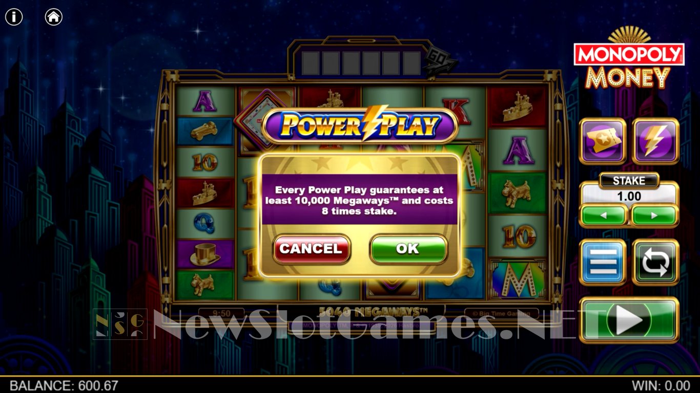 Monopoly Money Slot Demo Image
