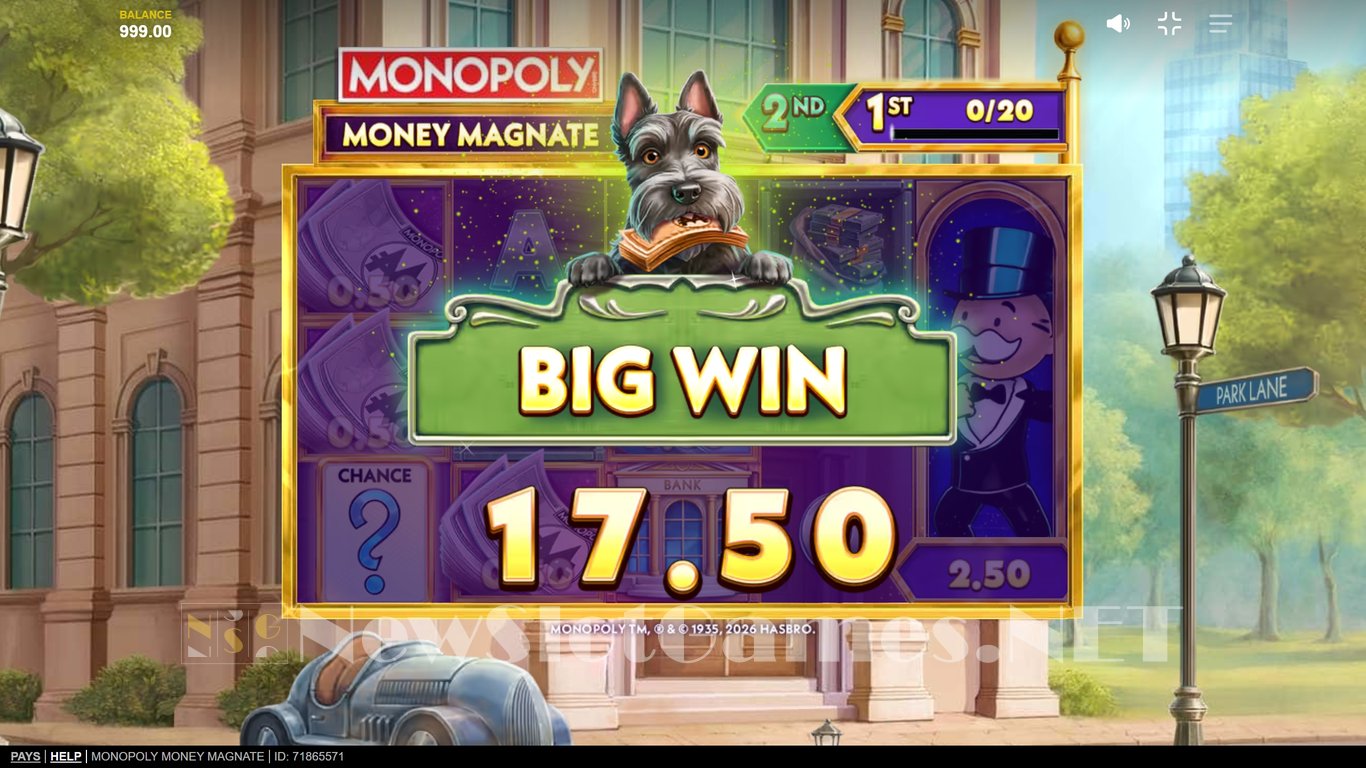 Monopoly Money Magnate Slot Demo Image