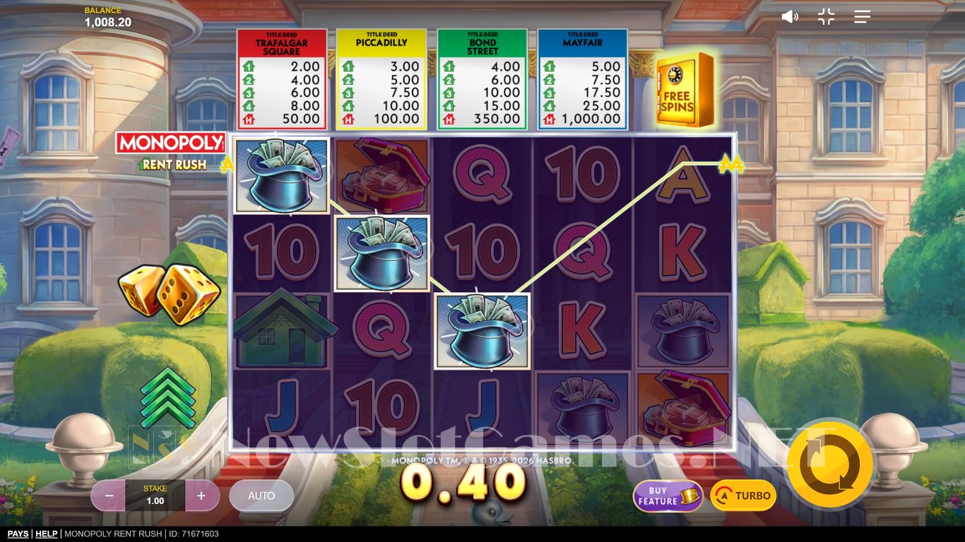 Monopoly Rent Rush Slot Slot Image in Demo - pic. 5