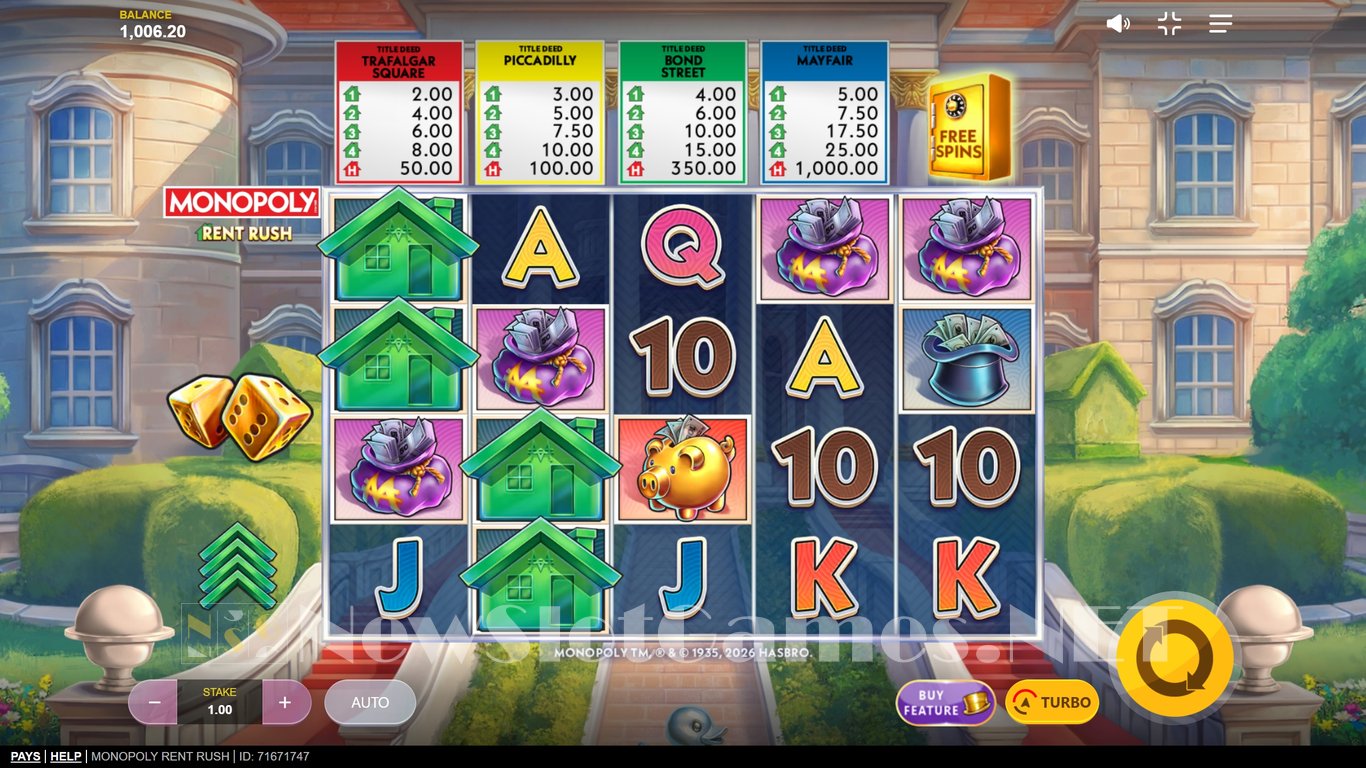 Monopoly Rent Rush Slot Slot Image in Demo - pic. 6