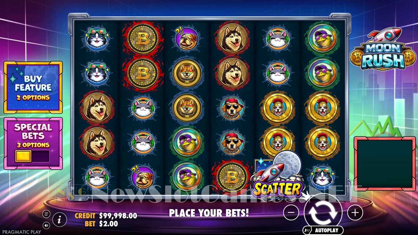 Moon Rush Slot Demo Image