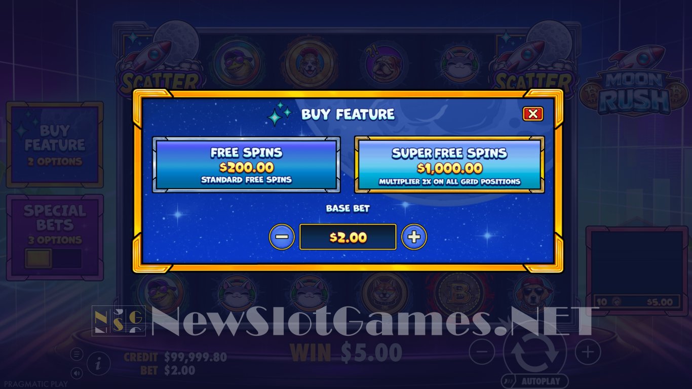 Moon Rush Slot Slot Image in Demo - pic. 6