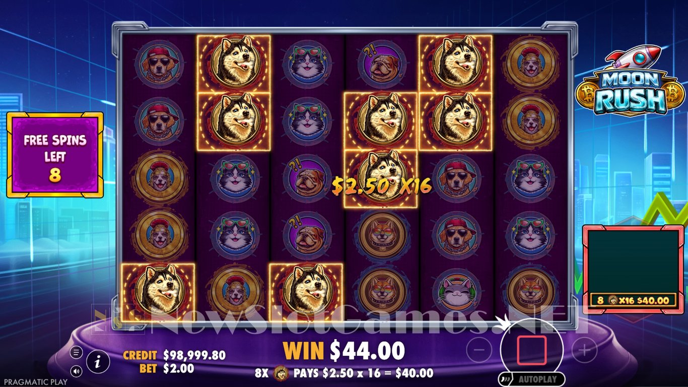 Moon Rush Slot Slot Image in Demo - pic. 9