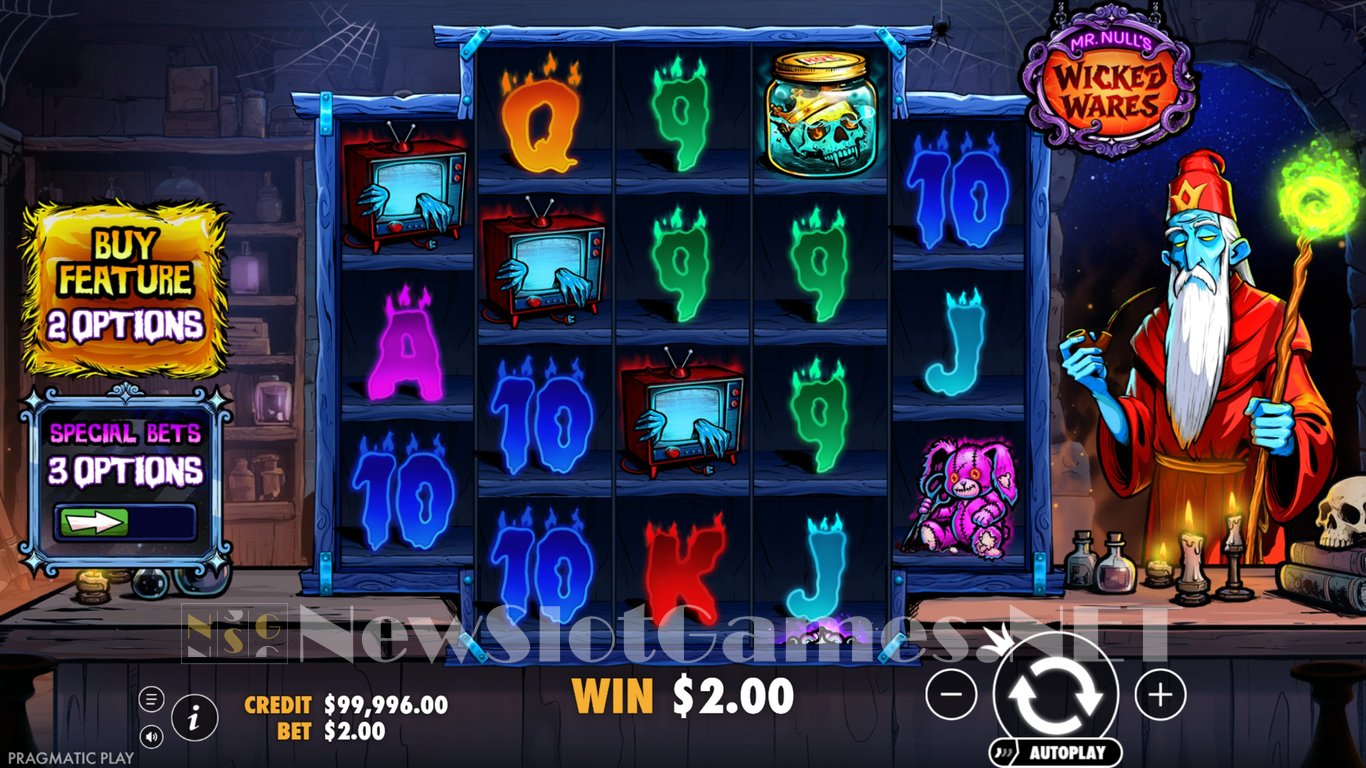 Mr Nulls Wicked Wares Slot Slot Image in Demo - pic. 3
