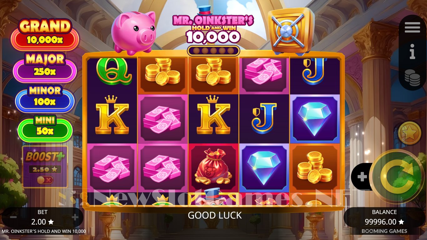 Mr. Oinksters Hold and Win 10,000 Slot Demo Image