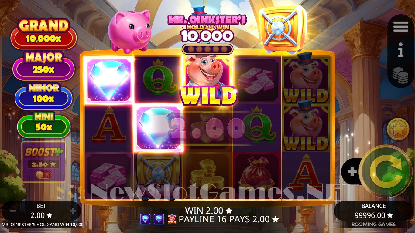 Mr. Oinksters Hold and Win 10,000 Slot Slot Image in Demo - pic. 2