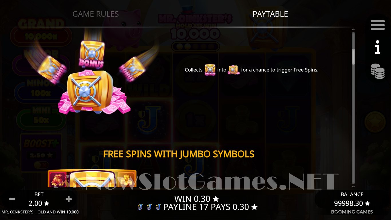 Mr. Oinksters Hold and Win 10,000 Slot Slot Image in Demo - pic. 6