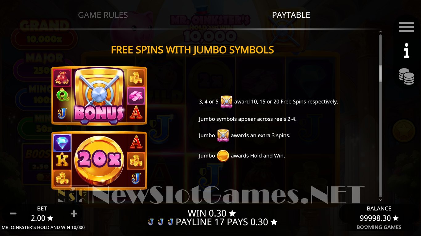 Mr. Oinksters Hold and Win 10,000 Slot Slot Image in Demo - pic. 7